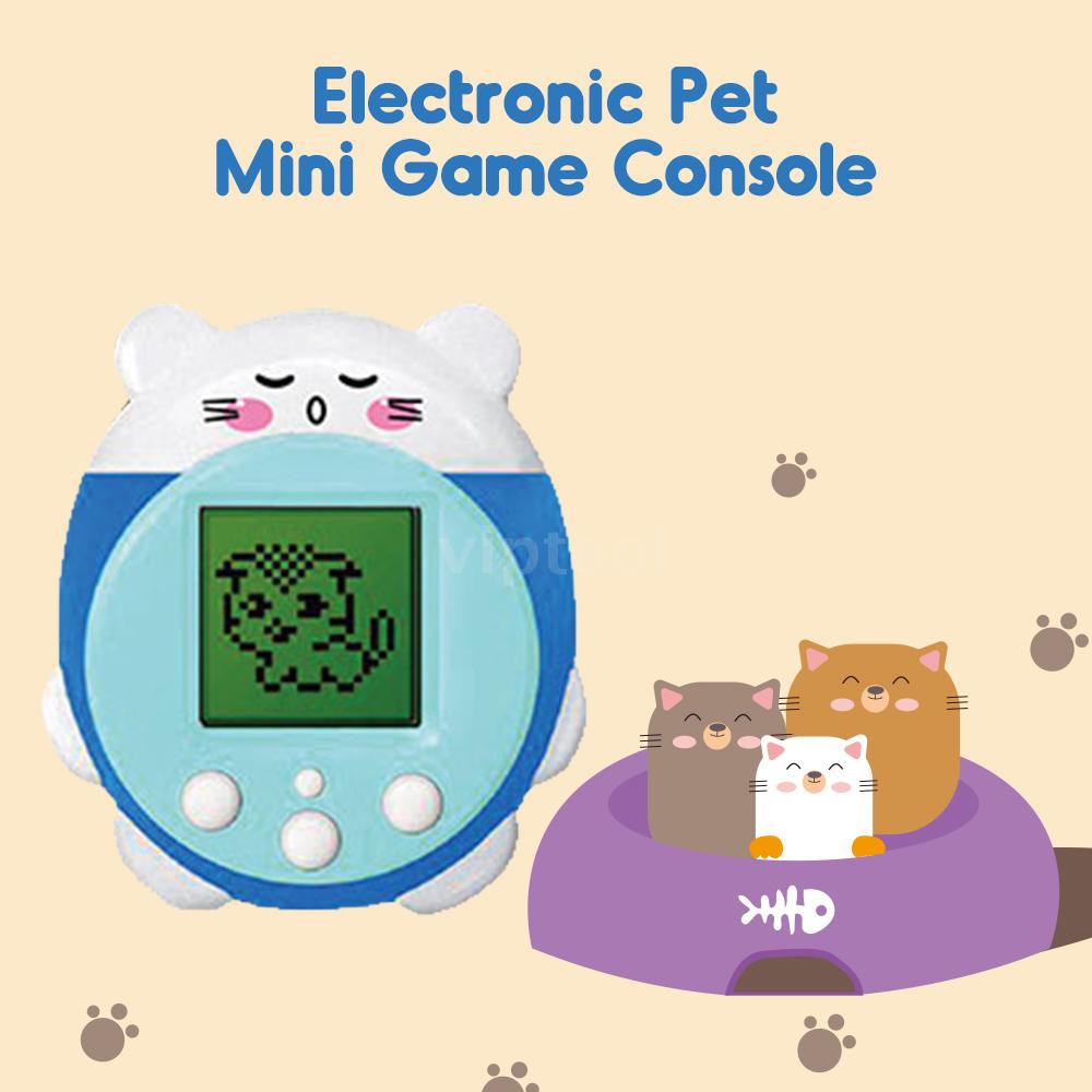 Máy chơi game nuôi thú ảo mini cho mèo và người lớn