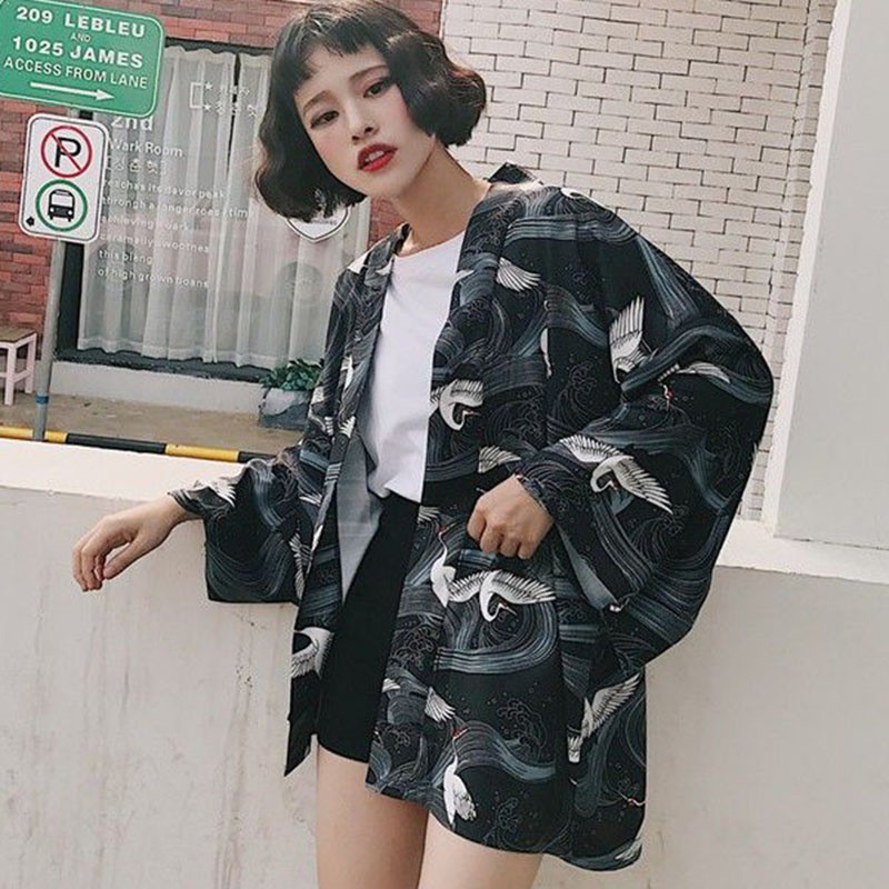 Áo khoác Cardigan tay dài in họa tiết dành cho phái nữ | BigBuy360 - bigbuy360.vn