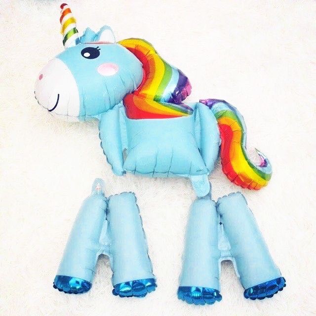 Bóng ngựa Pony 4D có chân đứng trang trí tiệc, sinh nhật
