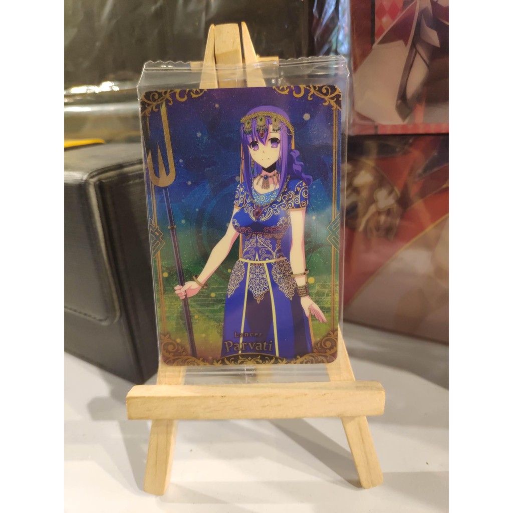 Thẻ bài sưu tầm bánh xốp Fate Grand Order FGO Parvati R - Rare - Tặng bọc bài nhựa bảo quản