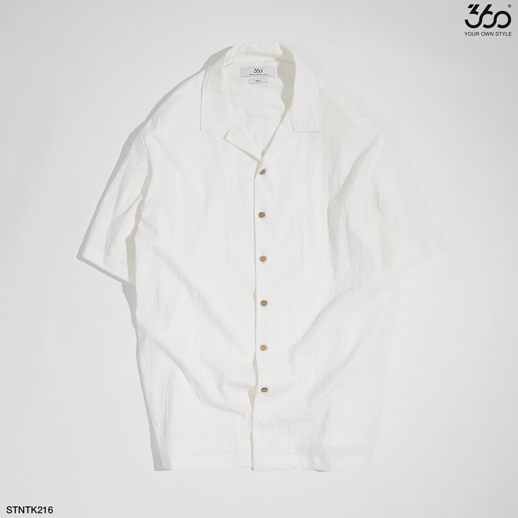 Áo sơ mi nam 360BOUTIQUE ngắn tay cổ bẻ - STNTK216 | BigBuy360 - bigbuy360.vn