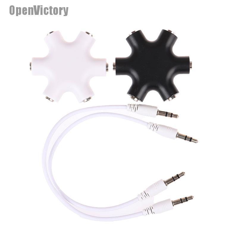 Bộ Chia Cổng Âm Thanh Aux 6x3.5mm | BigBuy360 - bigbuy360.vn