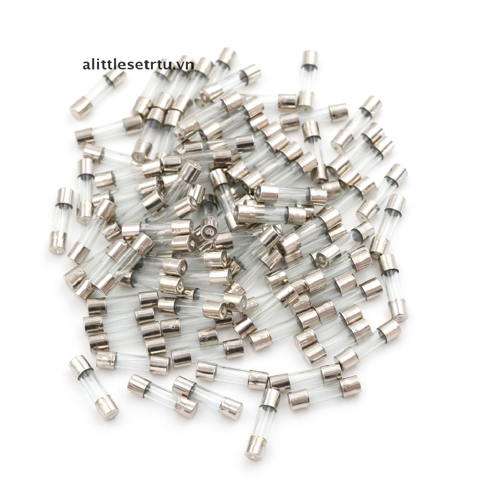 Set 100 Cầu Chì Thủy Tinh 2A 250V 5Mmx20Mm F2AL250V 2A Chuyên Dụng