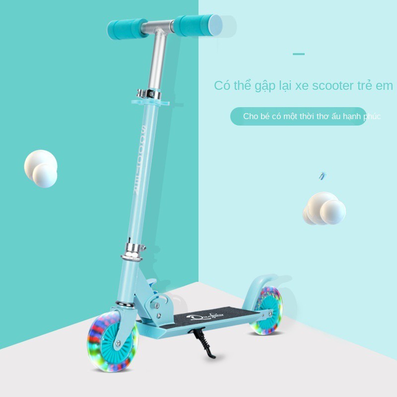 Nhà sản xuất bán hai vòng xe trượt Scooter trẻ em nâng gấp