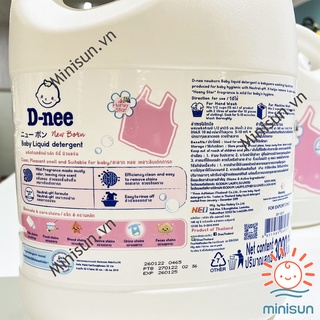 Nước giặt Dnee can 3L Thái Lan tem Đại Thịnh