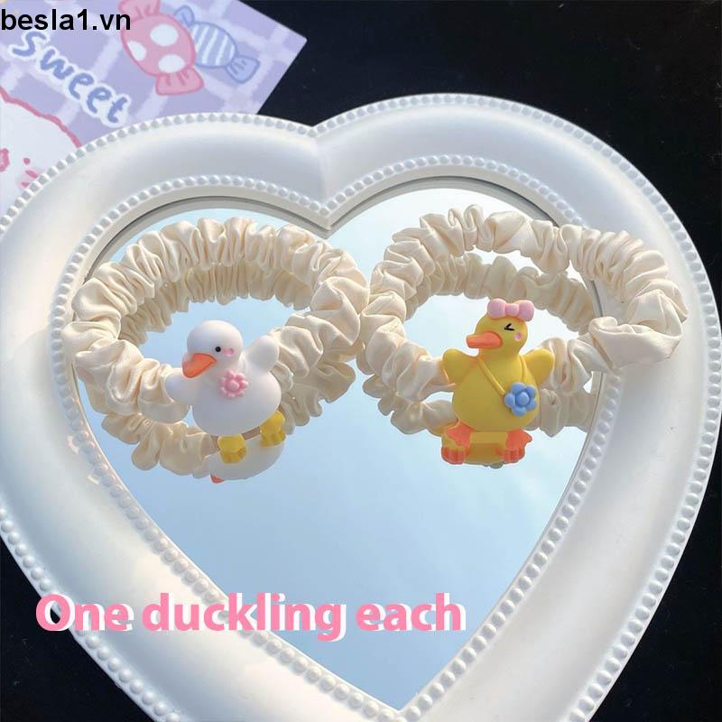 🌈Dây Cột Tóc Bb Hình Chú Vịt Vàng Dễ Thương Xinh Xắn Cho Bé Gái