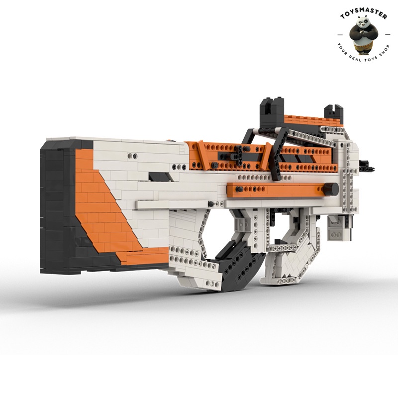 Đồ Chơi Lắp Ráp Kiểu LEGO Súng Mô Hình PUBG P90 Asiimov Với 900+ Mảnh Ghép, Bản Thiết Kế Tiêu Chuẩn Tỉ Lệ 1:1 Kevin 183