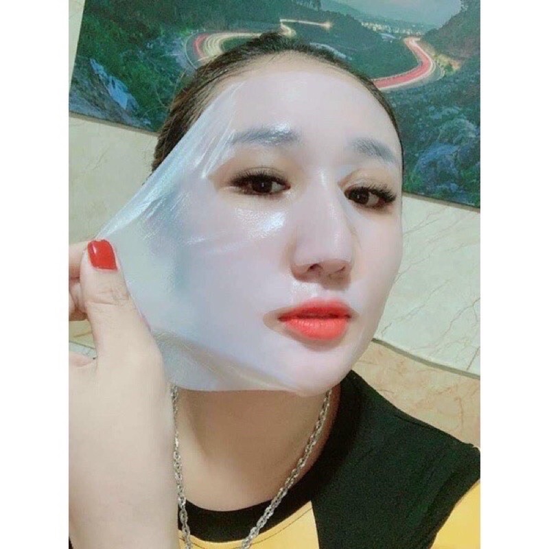 Mặt Nạ Sinh Học Collagen X3 hộp 5 miếng chuyên dưỡng trắng, cấp ẩm chống lão hóa da Mỹ Phẩm Đông Anh