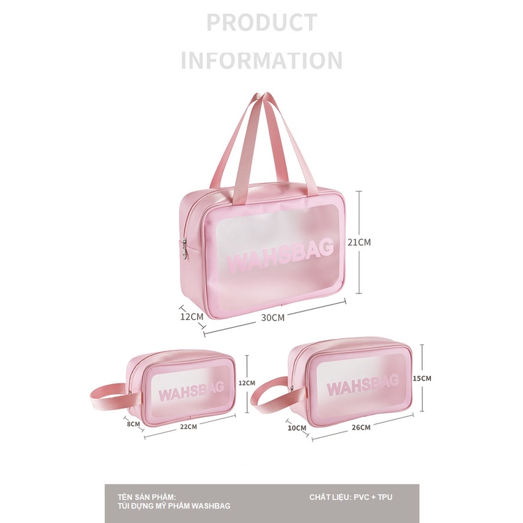 Túi Du Lịch Đựng Mỹ Phẩm, Đồ Trang Điểm WASHBAG