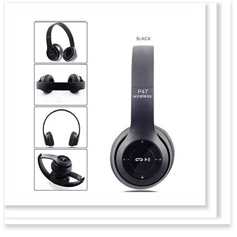 ( GIÁ HỦY DIỆT) TAI NGHE BLUETOOTH P47 CHỤP TAI CÓ KHE CẮM THẺ NHỚ | BigBuy360 - bigbuy360.vn