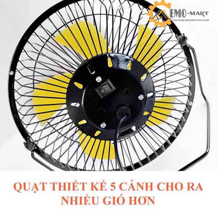 Quạt để bàn mini cắm cổng USB 5V