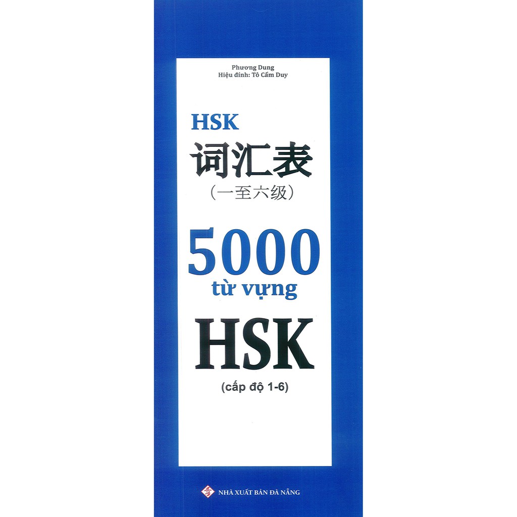 [Mã LIFE2410K giảm 10K đơn 20K] Sách - 5000 Từ Vựng HSK (cấp độ 1 - 6