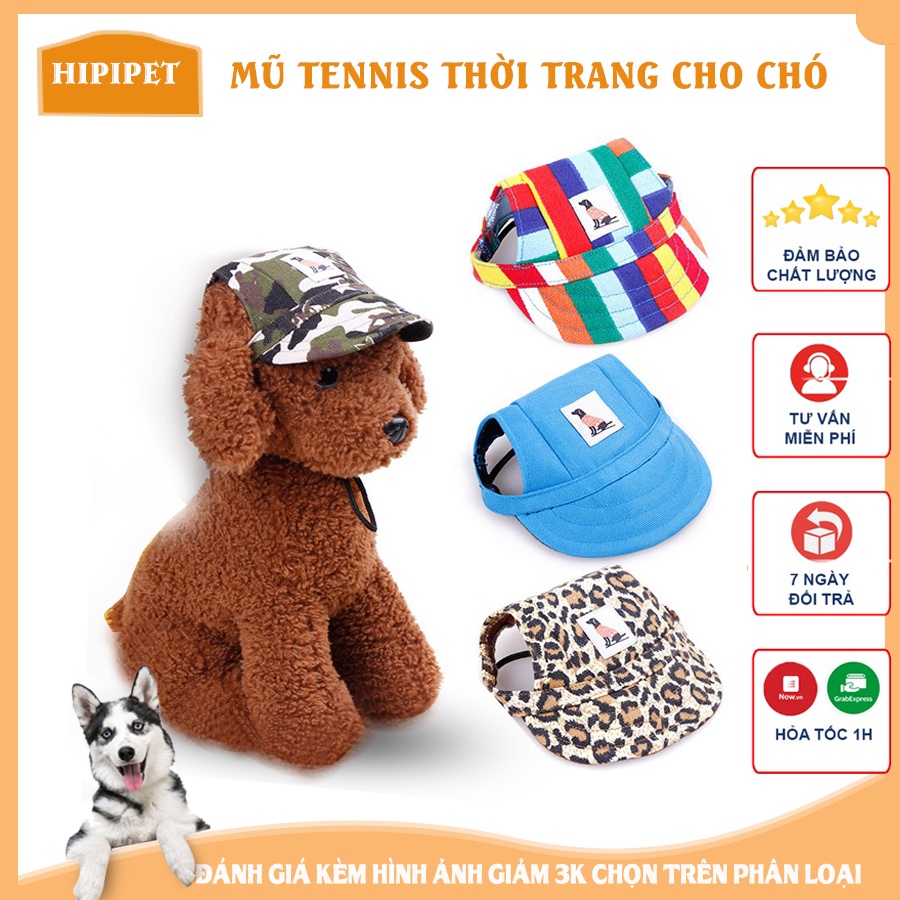 Mũ bóng chày cho chó HIPIPETT phụ kiện thời trang xuân hè cho thú cưng