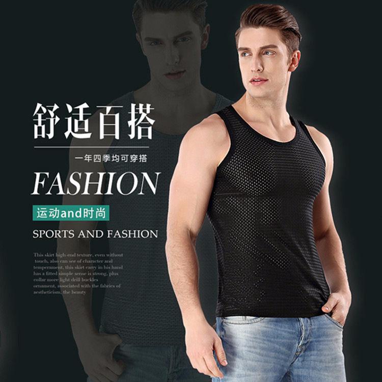 Áo thun 3 lỗ lưới mặc thoáng mát dành cho nam