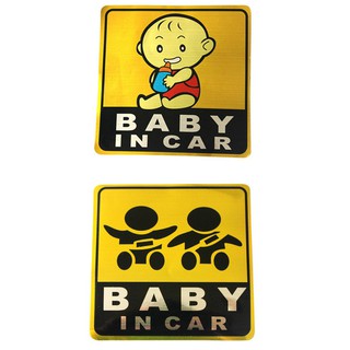 Sticker Baby In Car dán xe ô tô