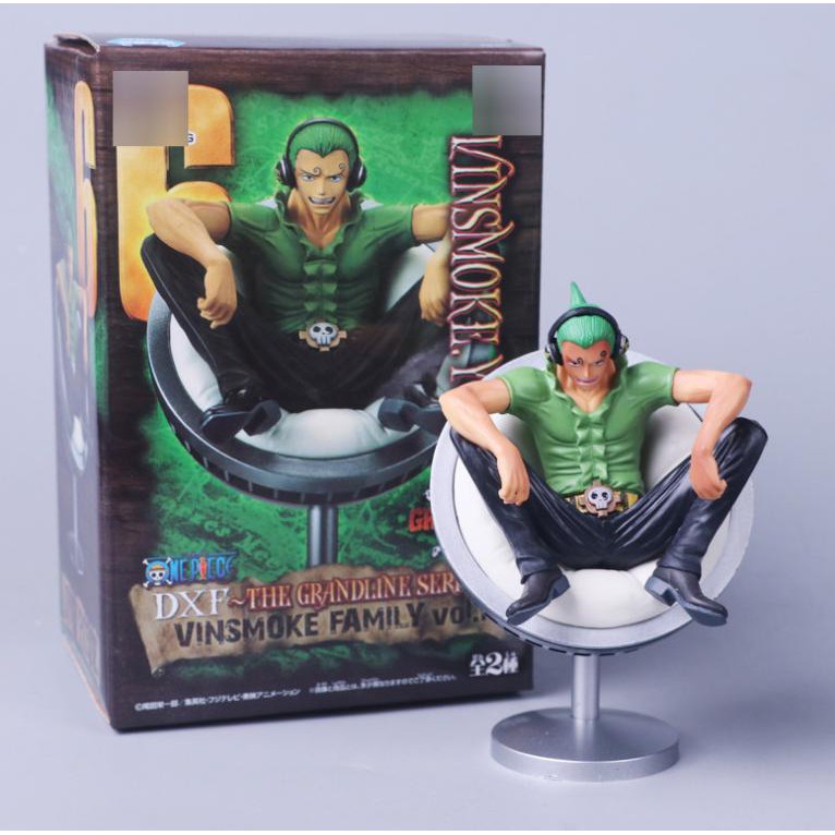 Mô hình One Piece Vinsmoke - Sanji, Zoro, Nami ngồi ghế