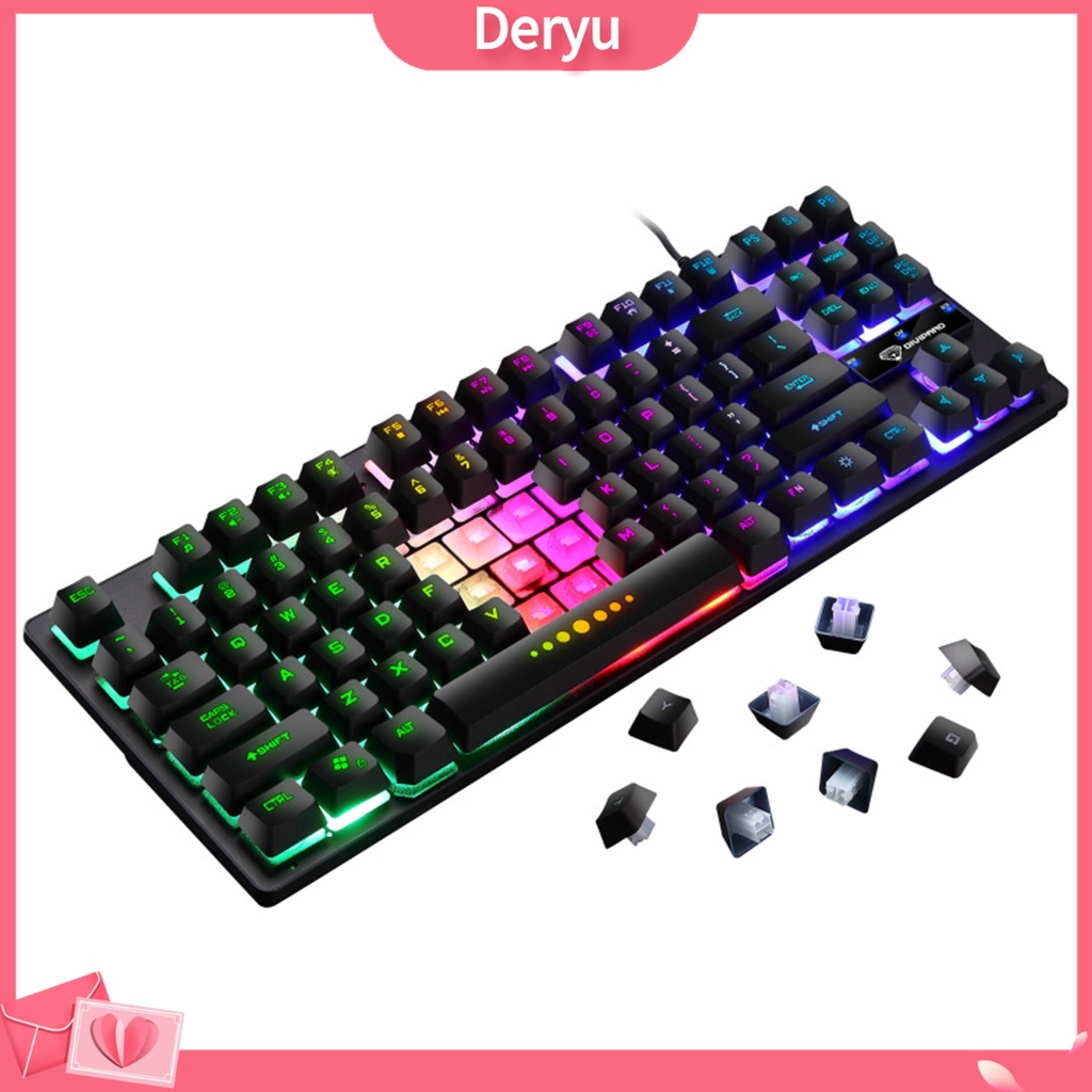 Bàn phím cơ chơi game GK-10 87 phím cho máy tính Laptop/ PC