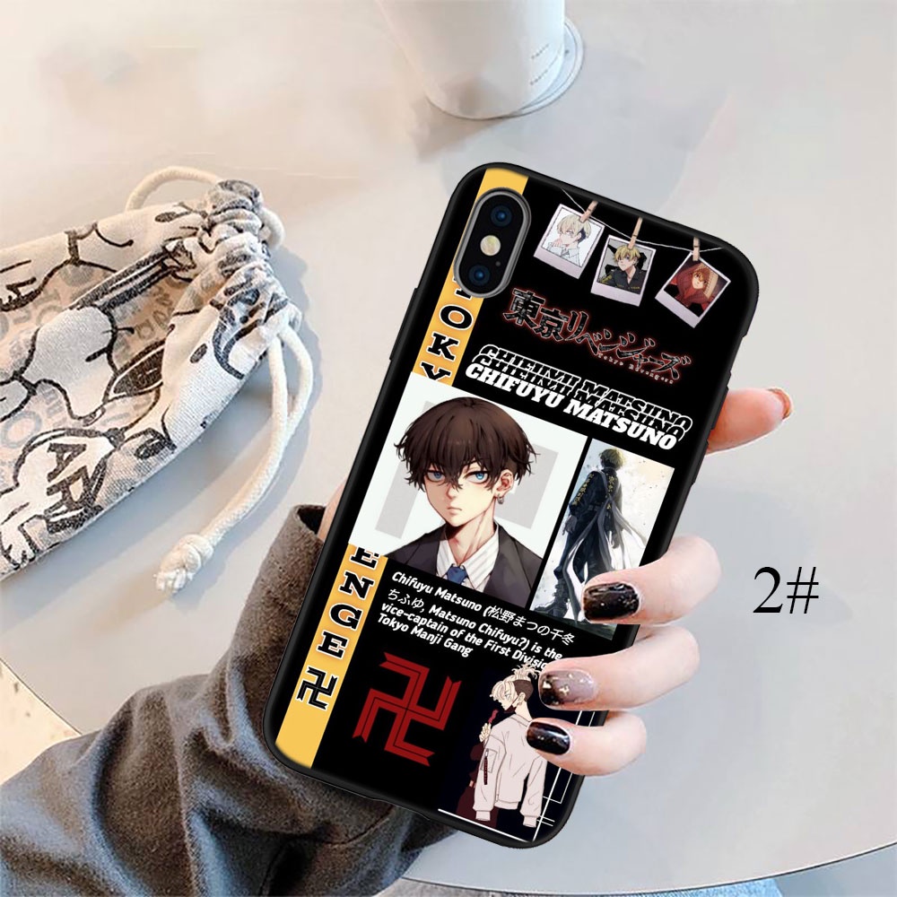 Ốp Điện Thoại Họa Tiết Hoạt Hình Tokyo Revengers Mikey Cho iPhone 5 5S 6 6S 7 8 11 Pro Max Plus SE XR AI91