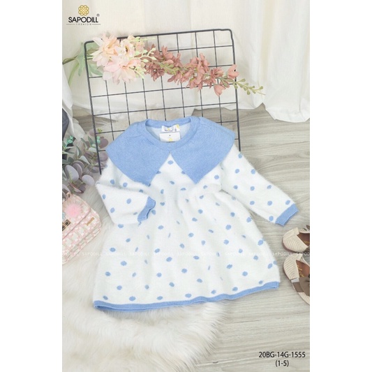 Váy len cao cấp  SAPODILL   cho bé từ 1-5y