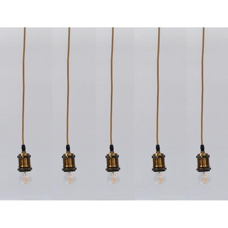 Bộ 5 dây đèn thả cổ điển bóng Led Edison G45 4W