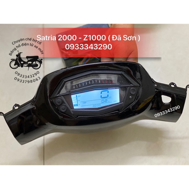 Trọn Bộ Bợ Cổ Satria 2000- Chế Đồng Hồ Z1000