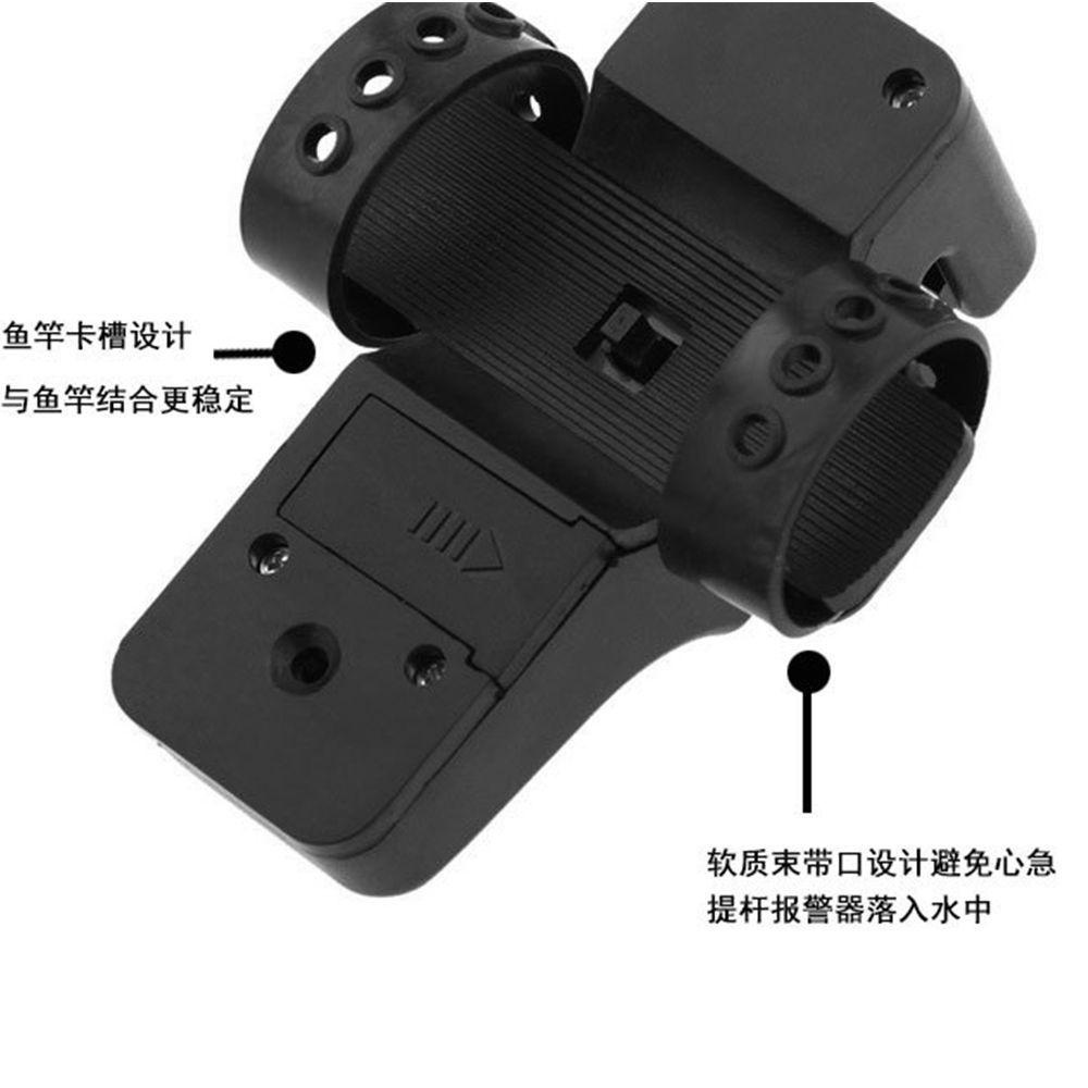 Danilo Chuông Báo Cá Cắn Câu Điện Tử Có Đèn LED Màu Đen