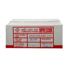 Giấy in liên tục A4(210*279) Liên Sơn