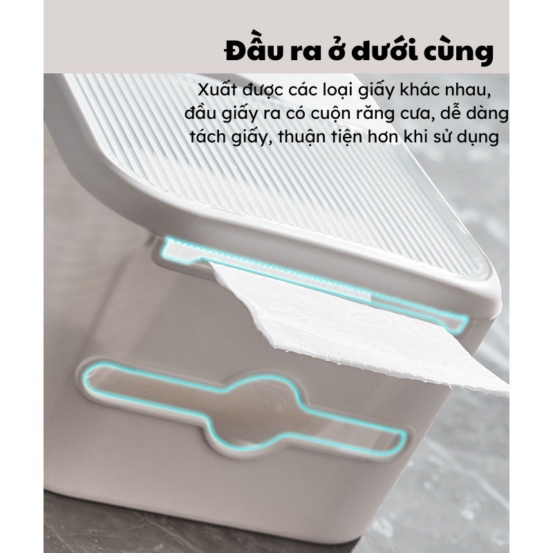 Hộp Giấy Vệ Sinh Hộp Đựng Giấy  Ngăn Dễ Lắp Đặt Thiết Kế Mới Nhất Nhỏ Gọn Sang Trọng Titan.st
