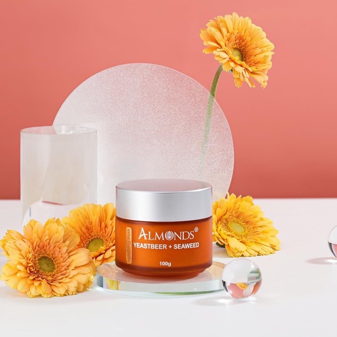 Mặt nạ Men bia cấp ẩm mềm da ALMONDS