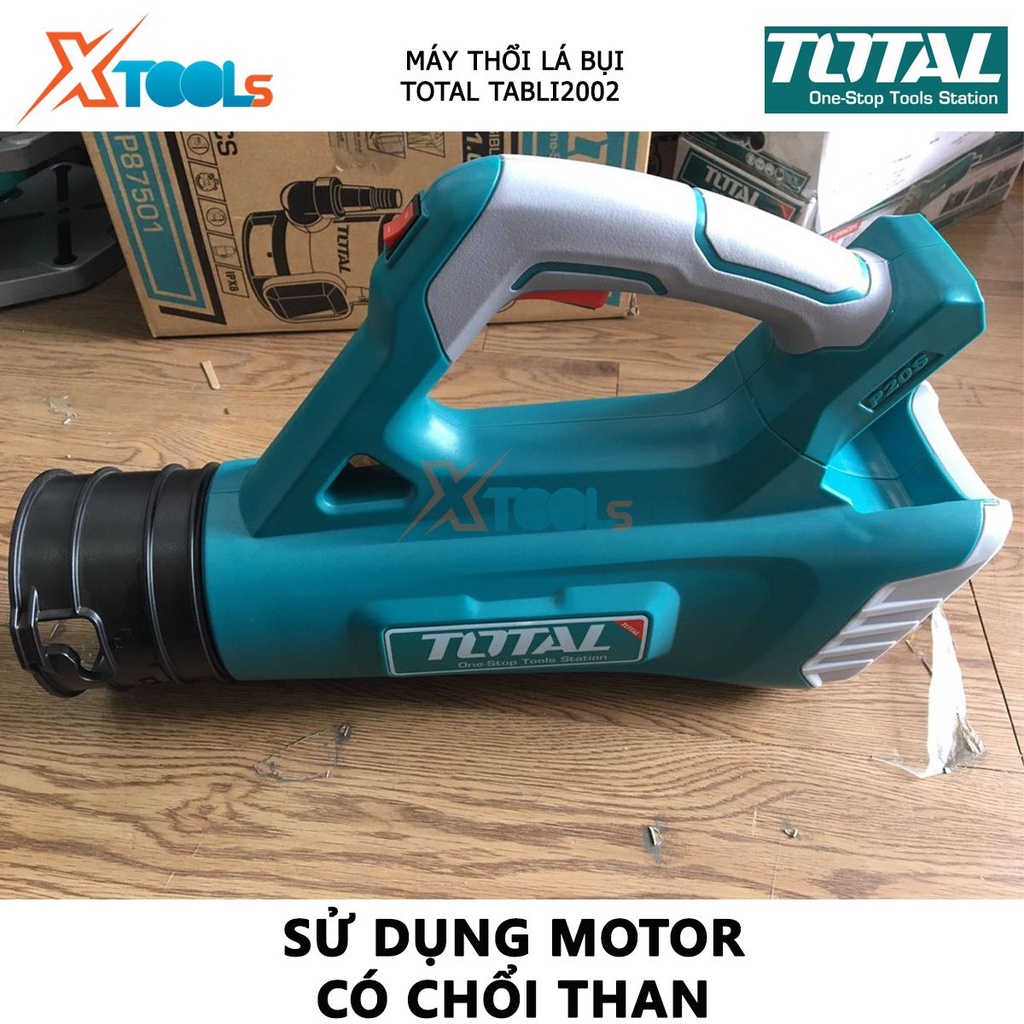 Máy thổi bụi dùng pin Total TABLI2002 máy thổi lá cầm tay Điện thế pin 20V loại cầm tay, tiện dụng [XSAFE][XTOOL]