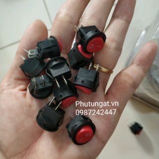 CÔNG TẮC ĐỎ TRÒN ON/OFF 2 CHÂN