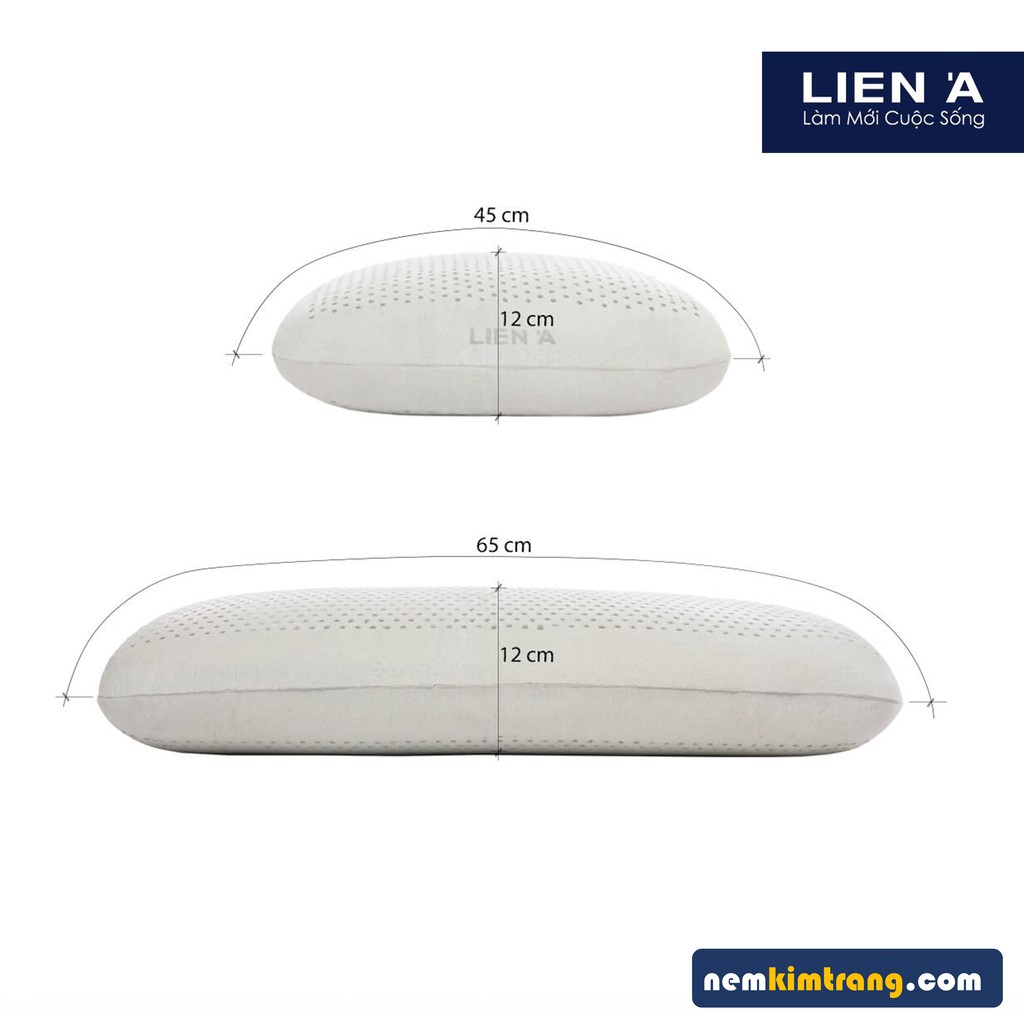 Gối cao su oval than hoạt tính Oval Liên Á - 100% CHÍNH HÃNG, CAO CẤP
