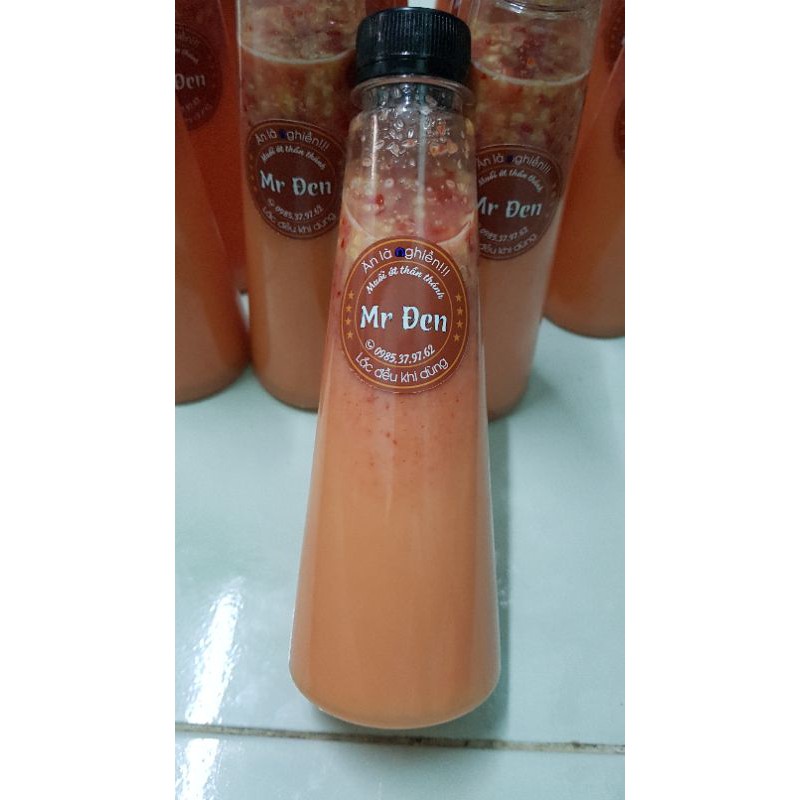 Muối ớt thần thánh Mr đen.chai 330ml