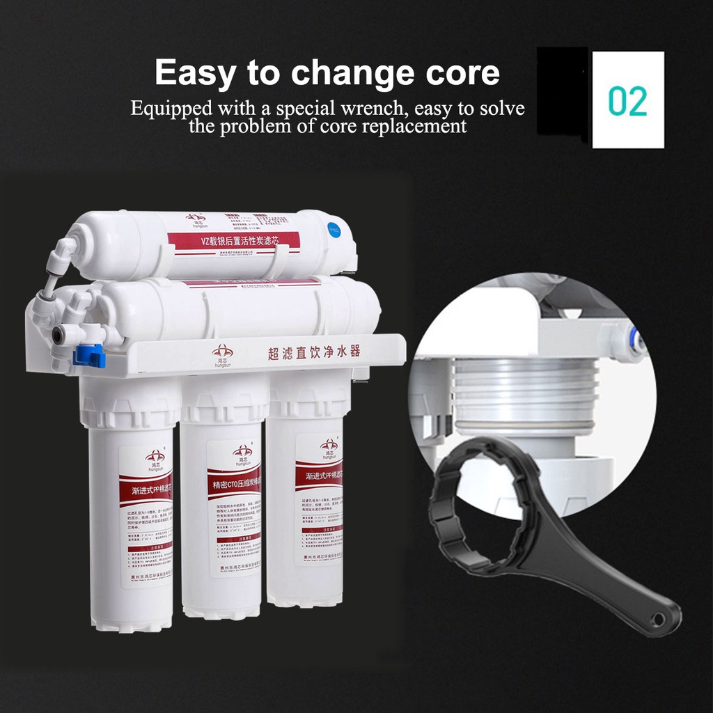 Hệ Thống Lọc Nước 3 + 3 6 Giai Đoạn Cho Nhà Bếp