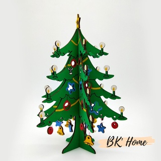  Đồ chơi lắp ráp 3D gỗ Birkeetoys mô hình Cây thông Noel 22 mảnh ghép 
