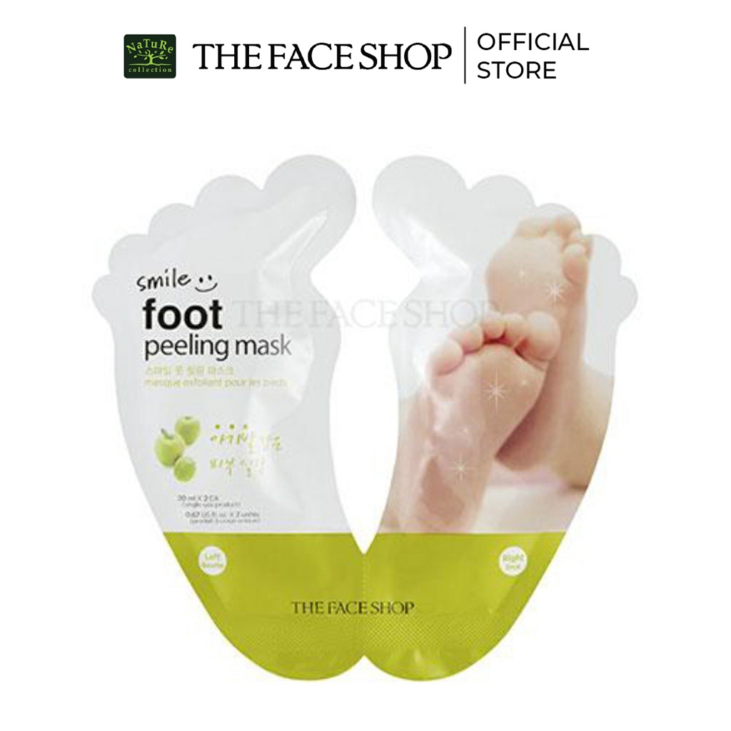 (HSD-01/12/23) Mặt Nạ Tẩy Da Chết Chân Smile Foot Peeling Mask