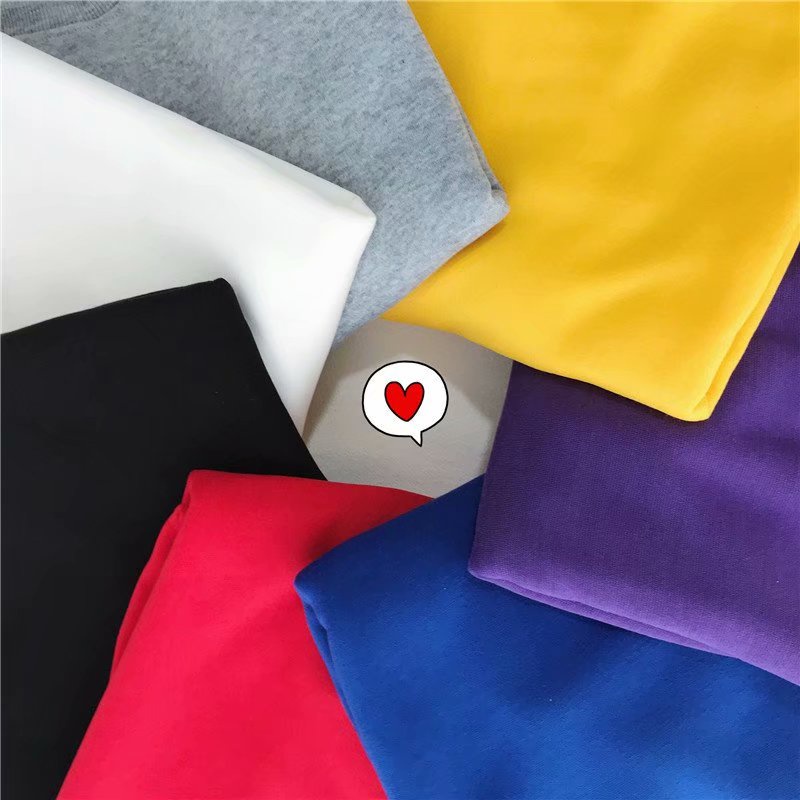 ✦ AFFLIGA ✦Áo thun nam tay dài cổ tròn màu trơn đơn giản size lớn 120000-5XL