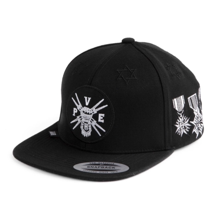 PREMI3R Mũ Snpback  HVPE LIGHTNING MEDAL black Phong cách Hàn Quốc Cao cấp 100% cotton 2024