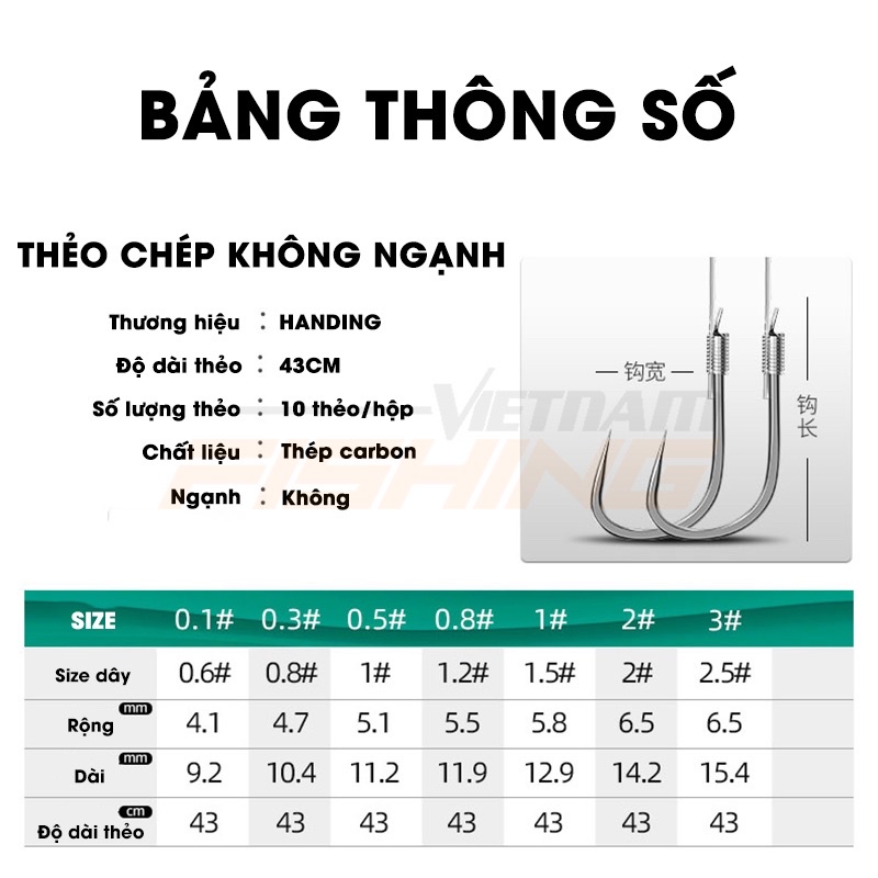 Thẻo Câu Làm Sẵn Handing
