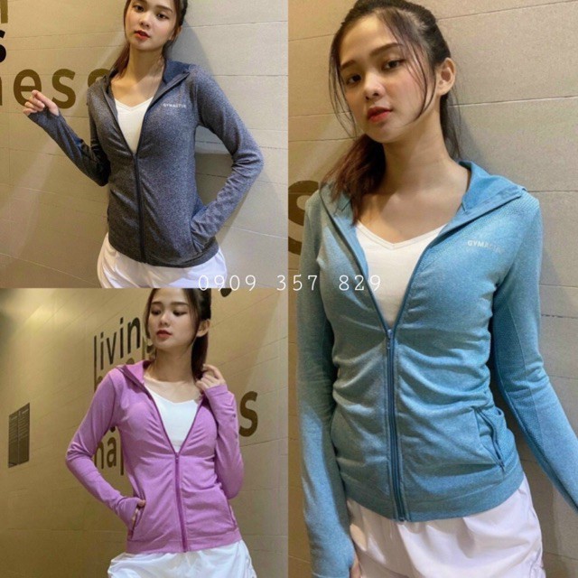 ÁO KHOÁC NỮ TẬP GYM ACTIVE CÓ TÚI | BigBuy360 - bigbuy360.vn