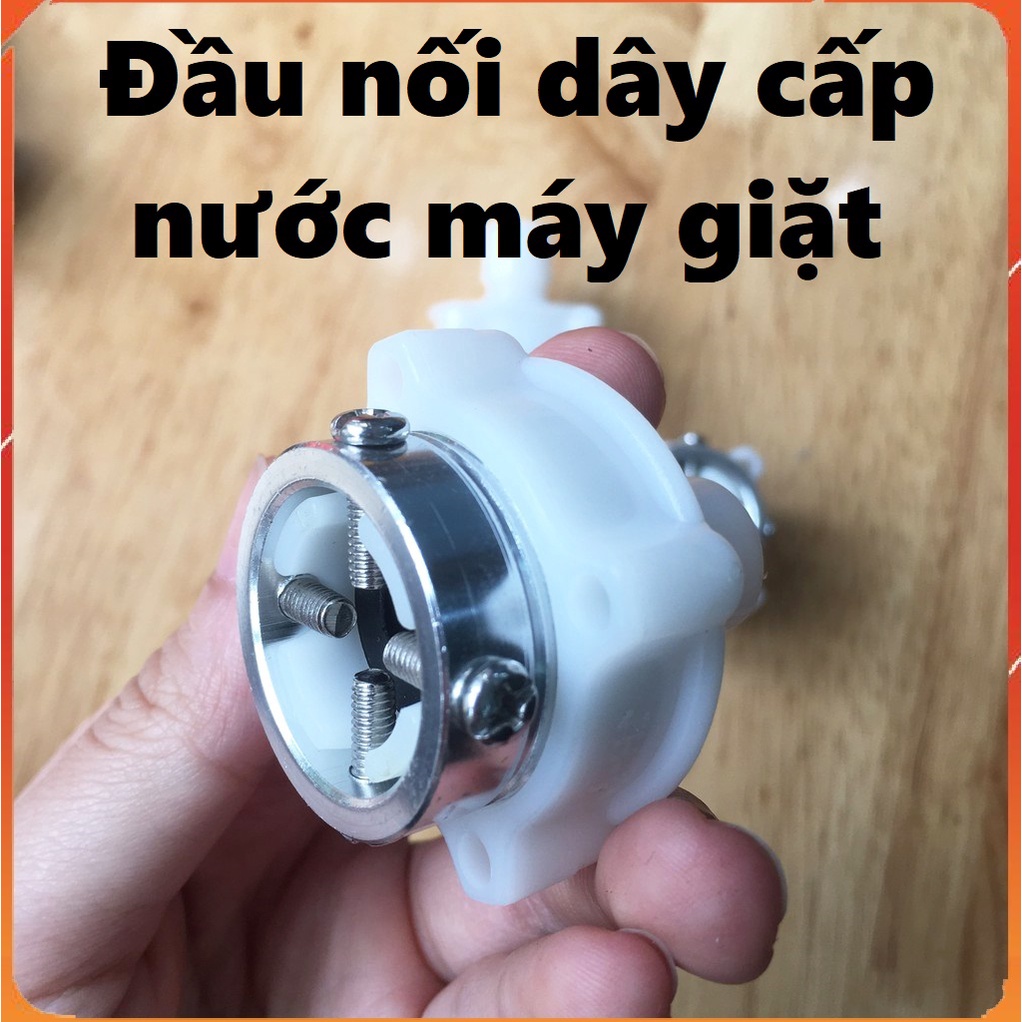 Đầu nối dây cấp nước máy giặt  Đầu dây van vòi máy giặt