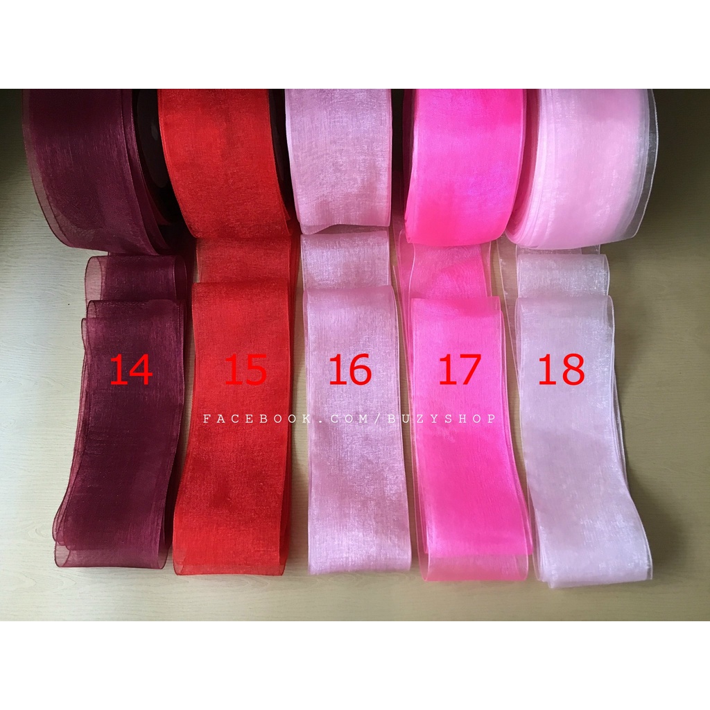 Ruy băng voan bản 5cm -
