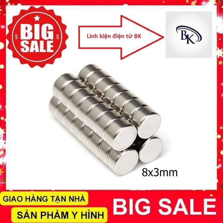 Nam Châm Đất Hiếm Tròn