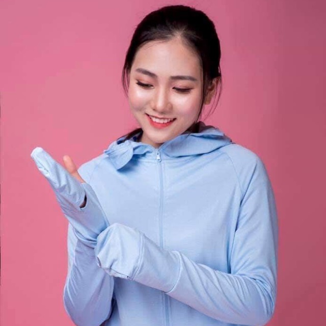 Áo khoát chống nắng, chất liệu cotton dày dặn chống tia UV, thấm hút mồ hôi, không bí, khônv gây nóng bức! hàng đẹp