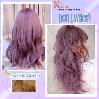 Thuốc nhuộm tóc LIGHT LAVENDER TÍM LAVENDER NHẠT sử dụng tại nhà nhiều thảo dược giá rẻ