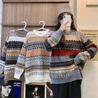 Áo Len Thổ Cẩm, Áo Len Nữ Form Rộng Phong Cách Hàn Quốc Trẻ Trung Năng Động