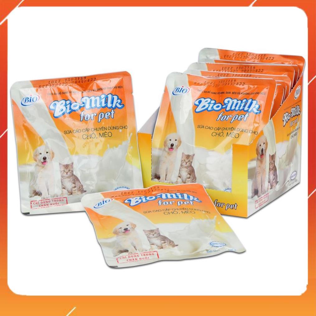 sữa Bio milk cho mèo - Sữa BI-O MILK FOR PET -100g, sữa cho chó mèo từ sơ sinh