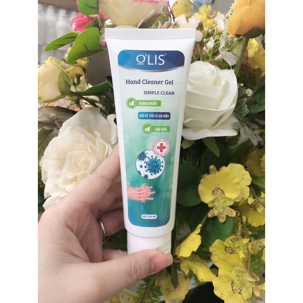 [Giá sỉ] Gel rửa tay khô kháng khuẩn O'LIS 120gr - Đầy đủ công bố