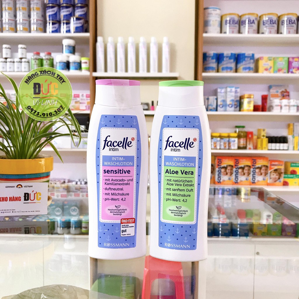 DUNG DỊCH VỆ SINH PHỤ NỮ FACELLE - 300ML