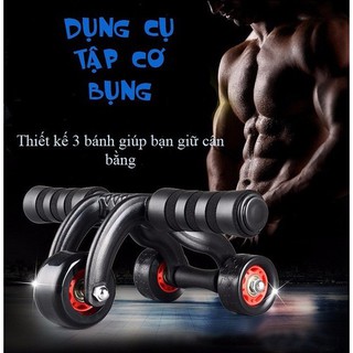 Con Lăn 4 Bánh Tập Thể Dục Hot 2019 (Tặng kèm miếng lót)
